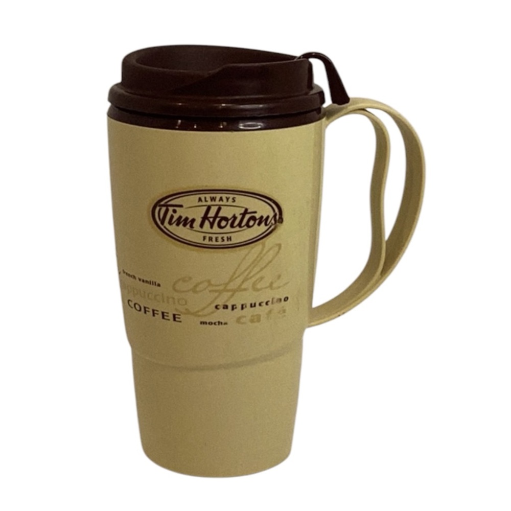 💚 Tim Hortons Plastic Travel Mug